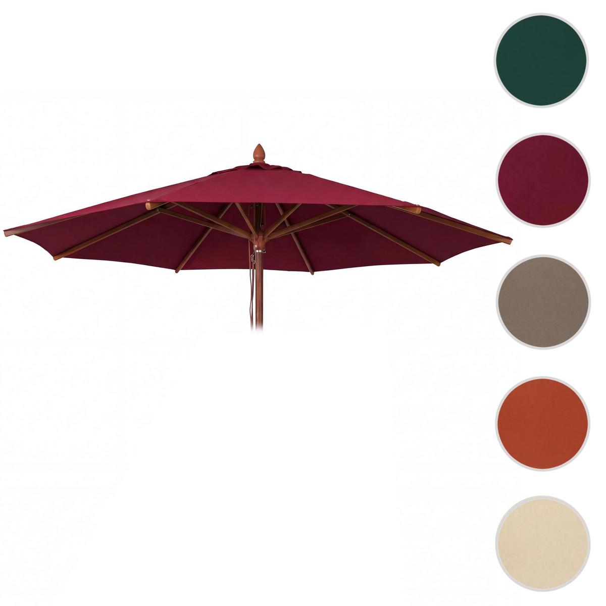 SCHIRMBEZUG C57B Bordeaux - Bordeaux, Textil (300/300cm) - MCW
