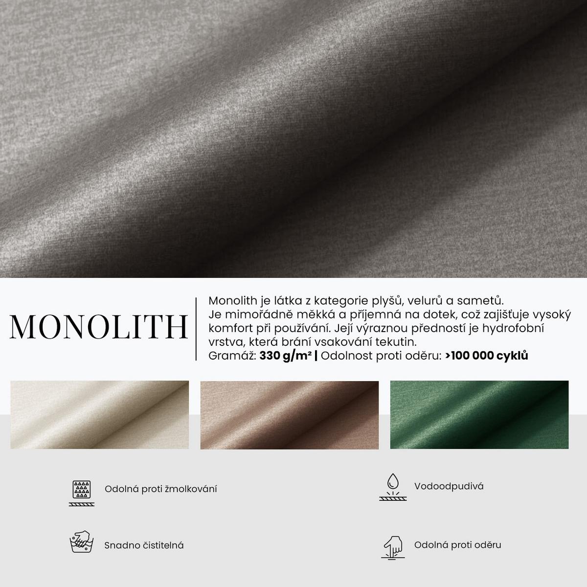 ECKSOFA GUSTAW L Hellgrau Velvet Rechts Seite - Silberfarben/Hellgrau, Textil/Metall (275/205cm) - MKS