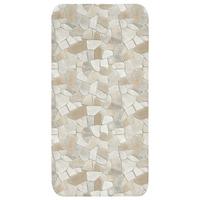 WC-VORLEGER Mosaik - Steine - Beige Toilettenvorleger 60x120 cm - Beige, Textil (60/1cm) - OnlyWow