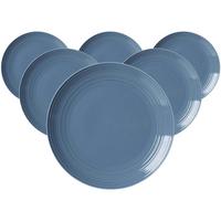 SPEISETELLER Levi Blau ø 27 cm 6er Set - Blau, Keramik (27cm) - Ritzenhoff Breker