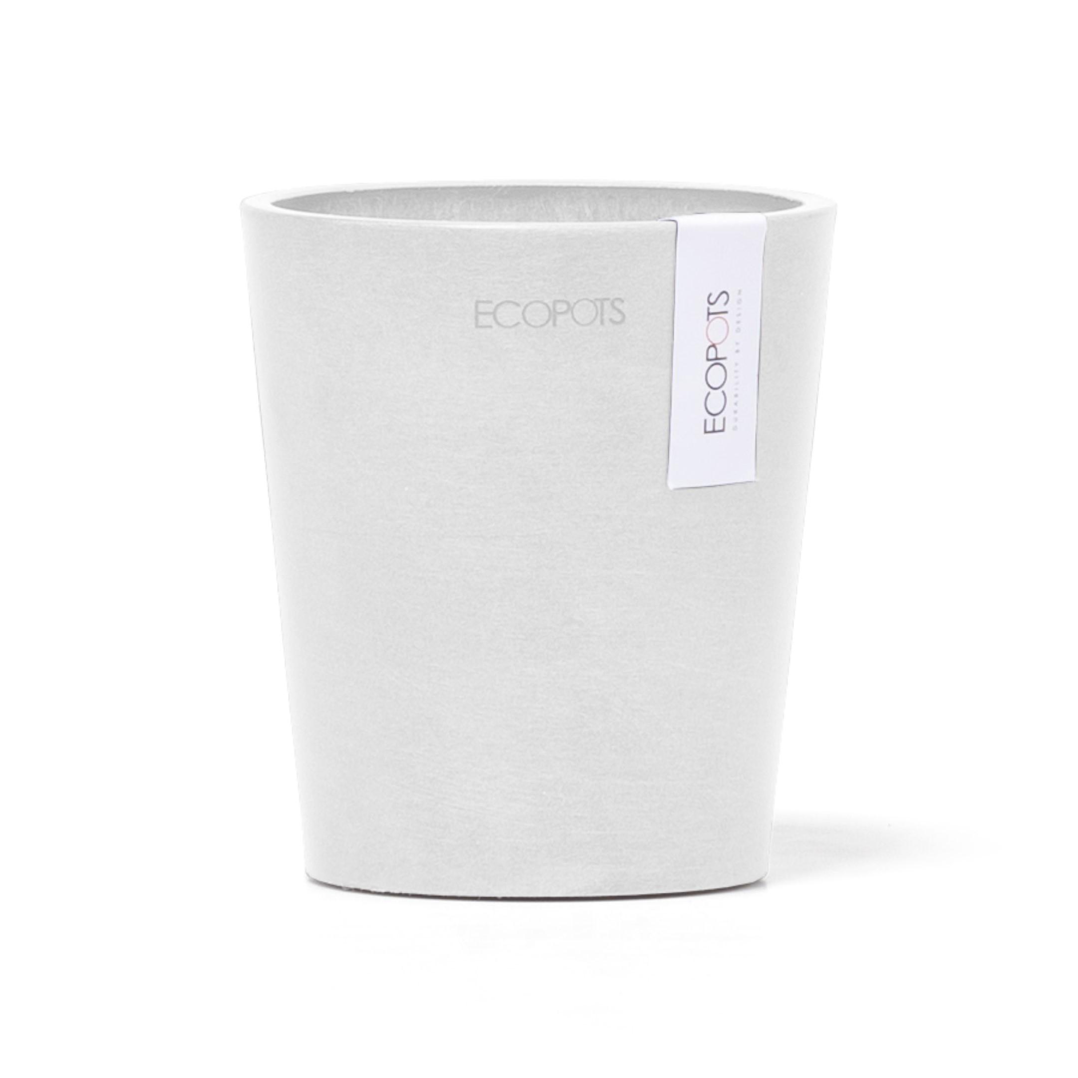 BLUMENTOPF Morinda Orchid 11/12,5 cm Weiß - Weiß, Kunststoff (11/12.5cm) - Ecopots