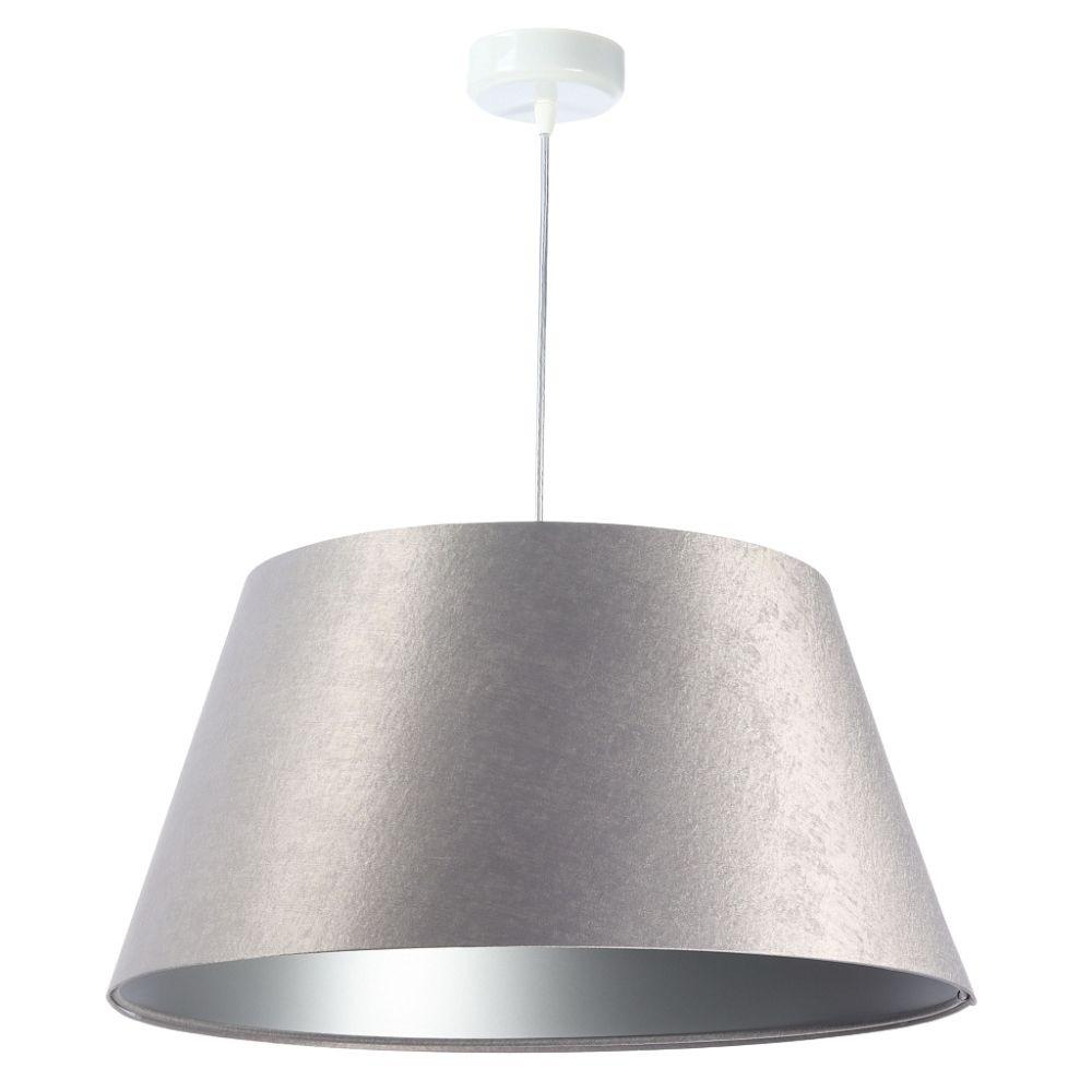 HÄNGELEUCHTE Grau 50/27 cm - Silberfarben, Kunststoff (50/1.3/27cm) - ONZENO