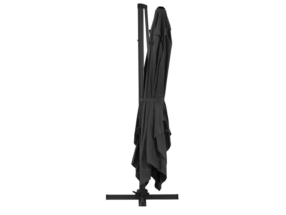 SONNENSCHIRM sun 4 Schwarz - Schwarz, Metall (400/300cm) - Habitat Garten