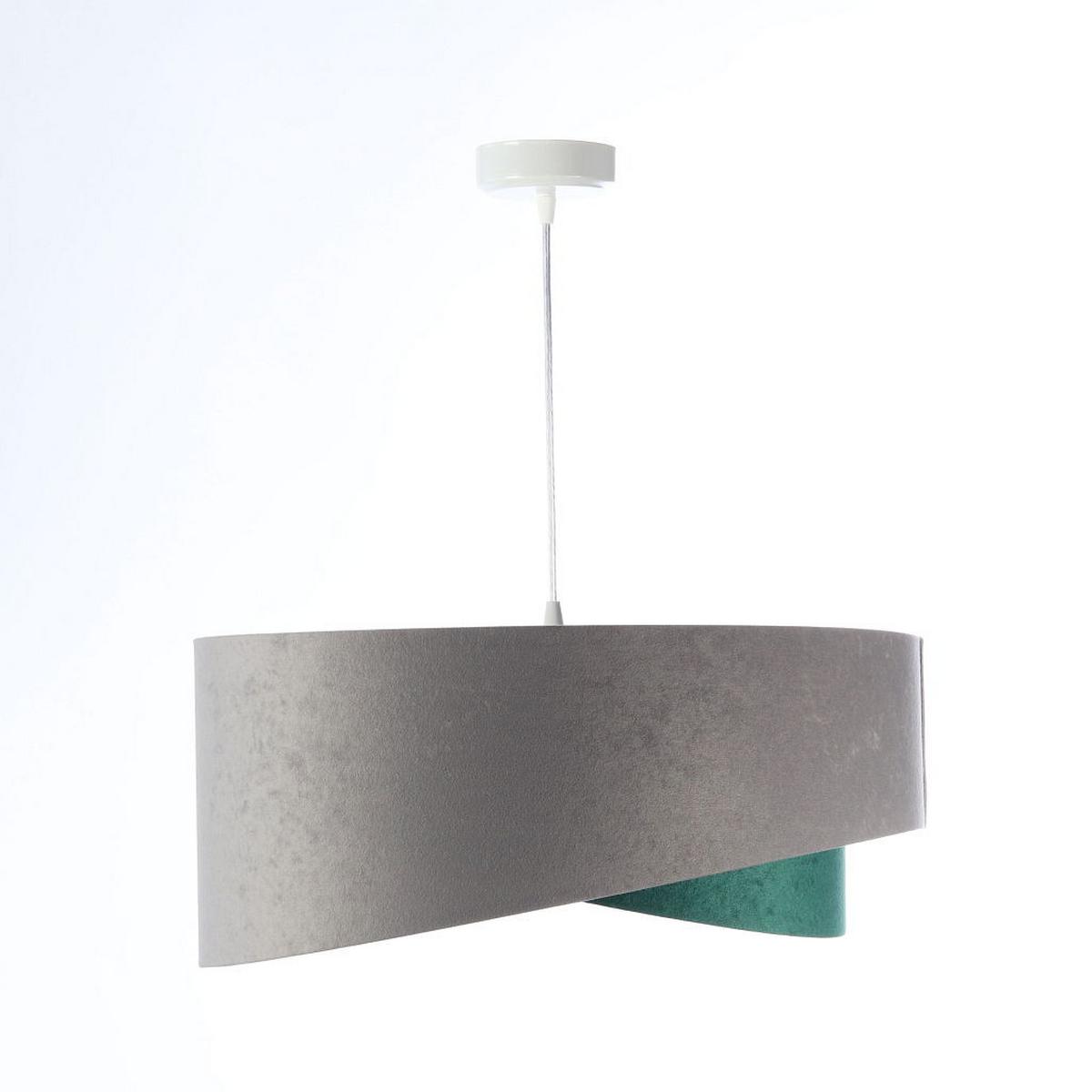 HÄNGELEUCHTE Grau 50/23 cm - Grün, Kunststoff (50/1/23cm) - ONZENO