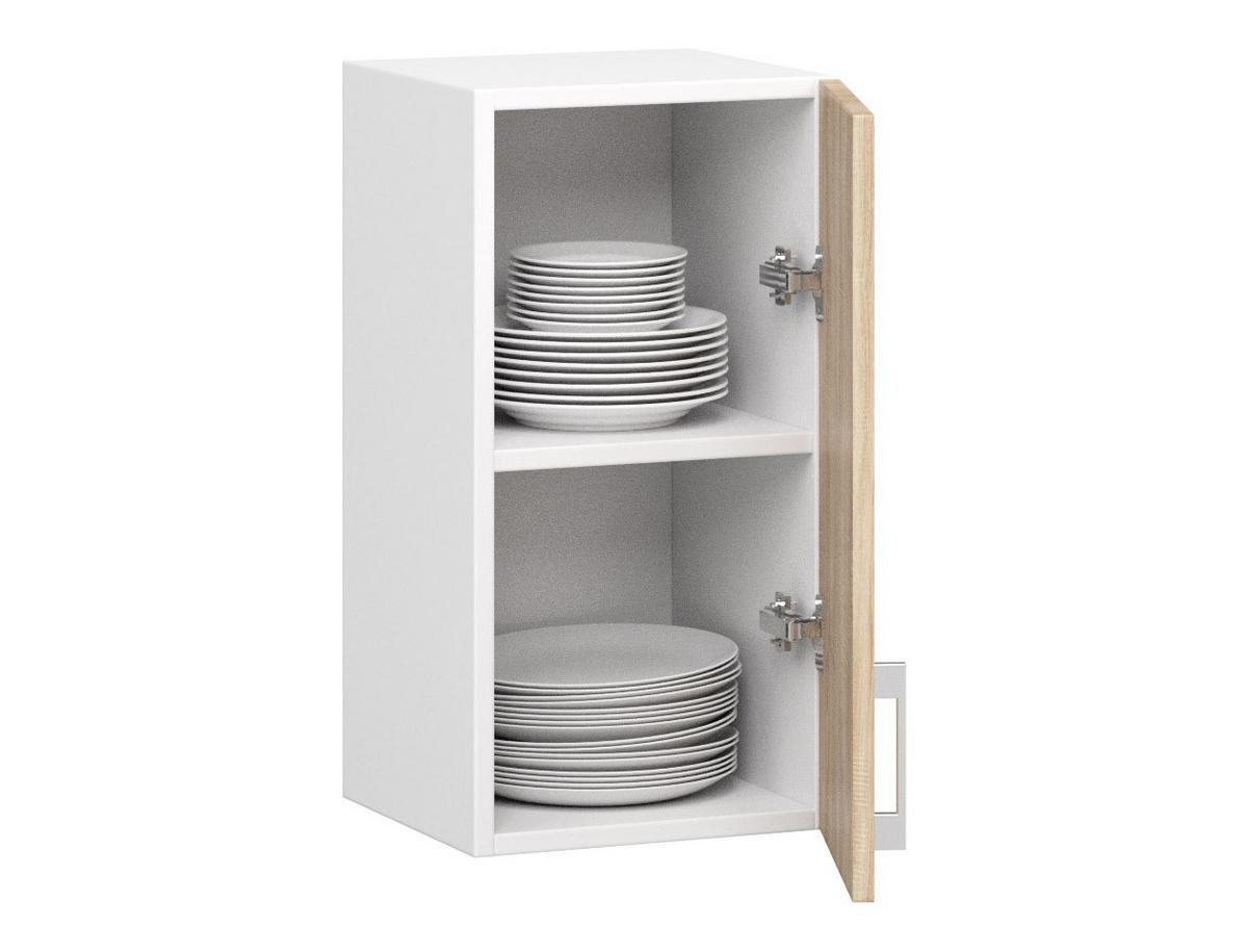 HÄNGESCHRANK Weiß, Eiche Sonoma 58/30/30,5 - Weiß/Eiche Artisan, Holzwerkstoff (30/58/30.5cm) - RAUMHIRSCH FURNITURE
