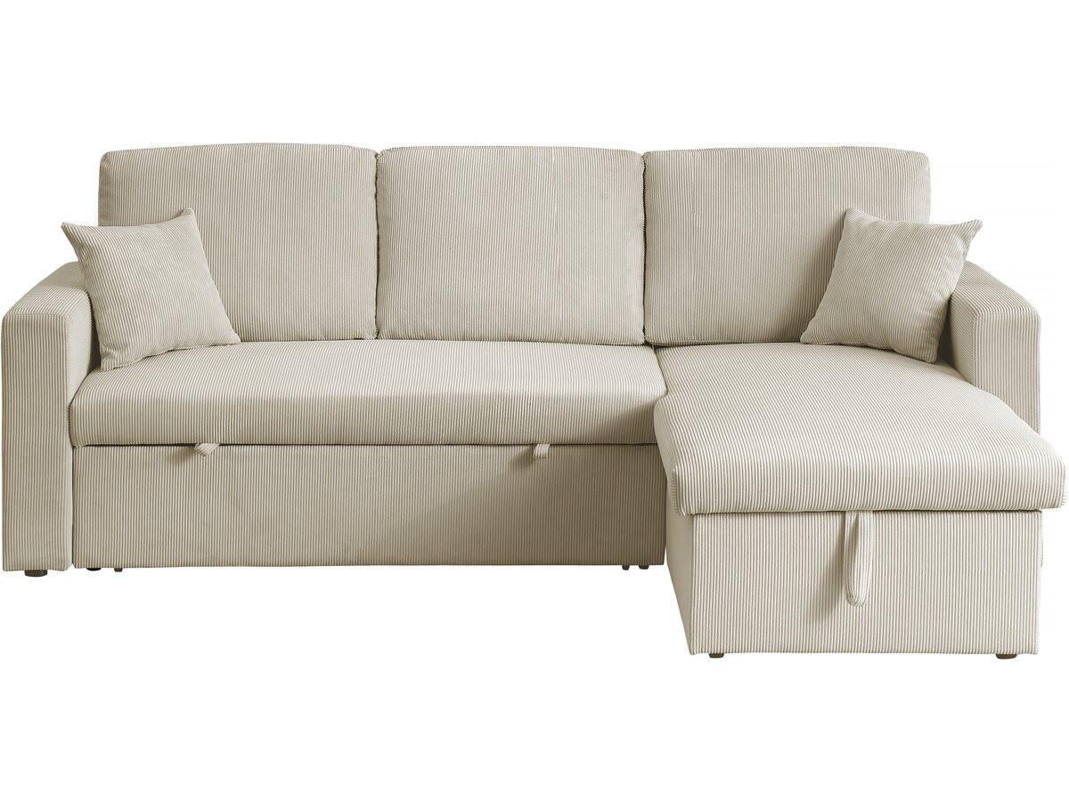 ECKSOFA alain beige - Beige, Textil (145/221cm) - Habitat Garten
