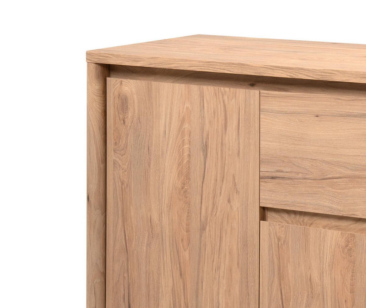 SIDEBOARD Hickory Walnuss 164 x 85 cm, Kommode mit viel Stauraum - Walnussfarben, Holzwerkstoff (164/85/40cm) - Furn.Design
