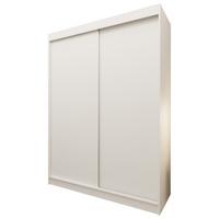 SCHWEBETÜRENSCHRANK SOFIA 150/216/61 cm 2-türig Weiß - Weiß, Holzwerkstoff (150/216/61cm) - MASSENO