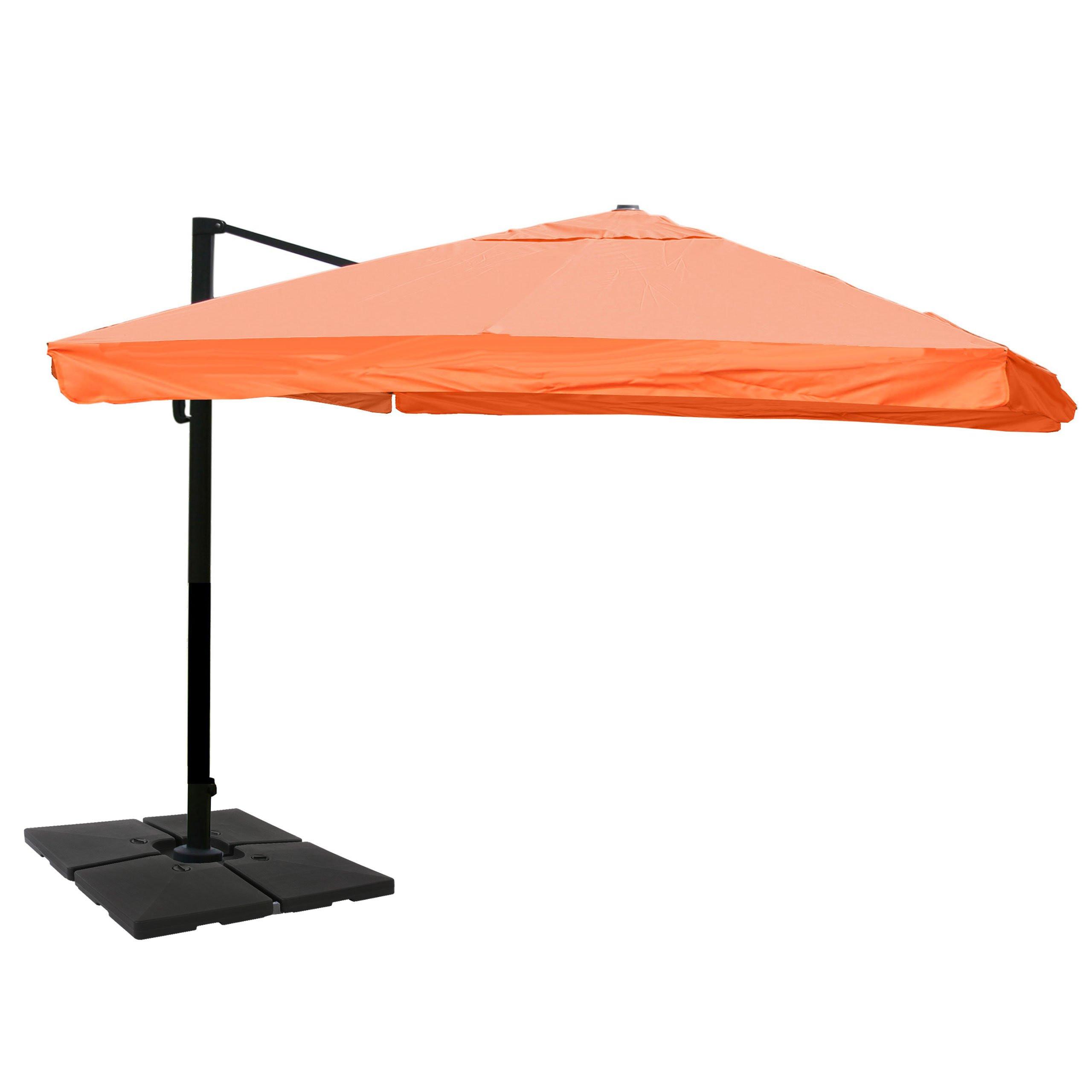 AMPELSCHIRM Orange 350/350 cm - Orange, Textil (410/350cm) - MCW