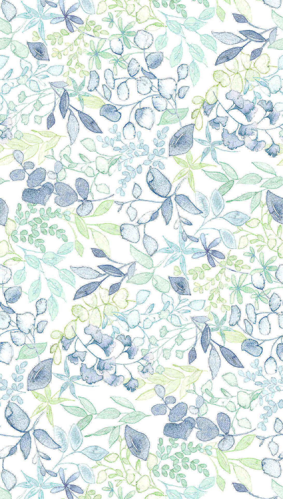 VLIESTAPETE Blau 159/280 cm - Grün, Textil (159/1cm) - KUNSTLOFT
