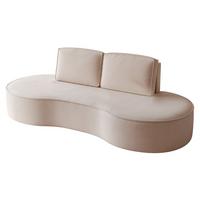 SOFA 3-sitzer Arlet In Stoff Riviera - Beige, Holzwerkstoff/Textil (234/88/101cm) - Fun Möbel