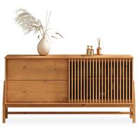SIDEBOARD ADAMO Eiche - Eichefarben, Holz (145/75/41cm) - IDIMEX