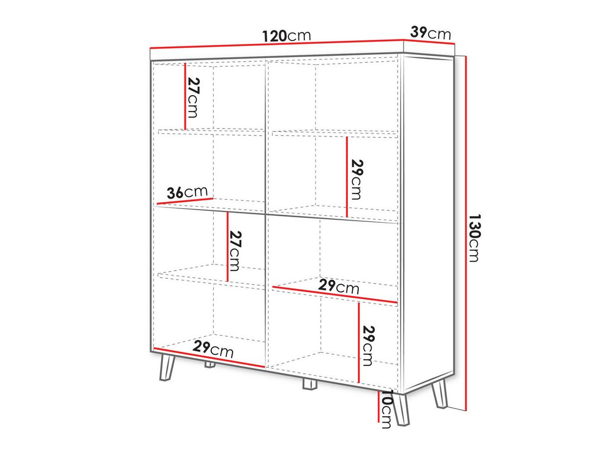 HIGHBOARD Phuket 120 - Schwarz/Weiß, Holzwerkstoff/Kunststoff (120/130/39cm) - MIRJAN24