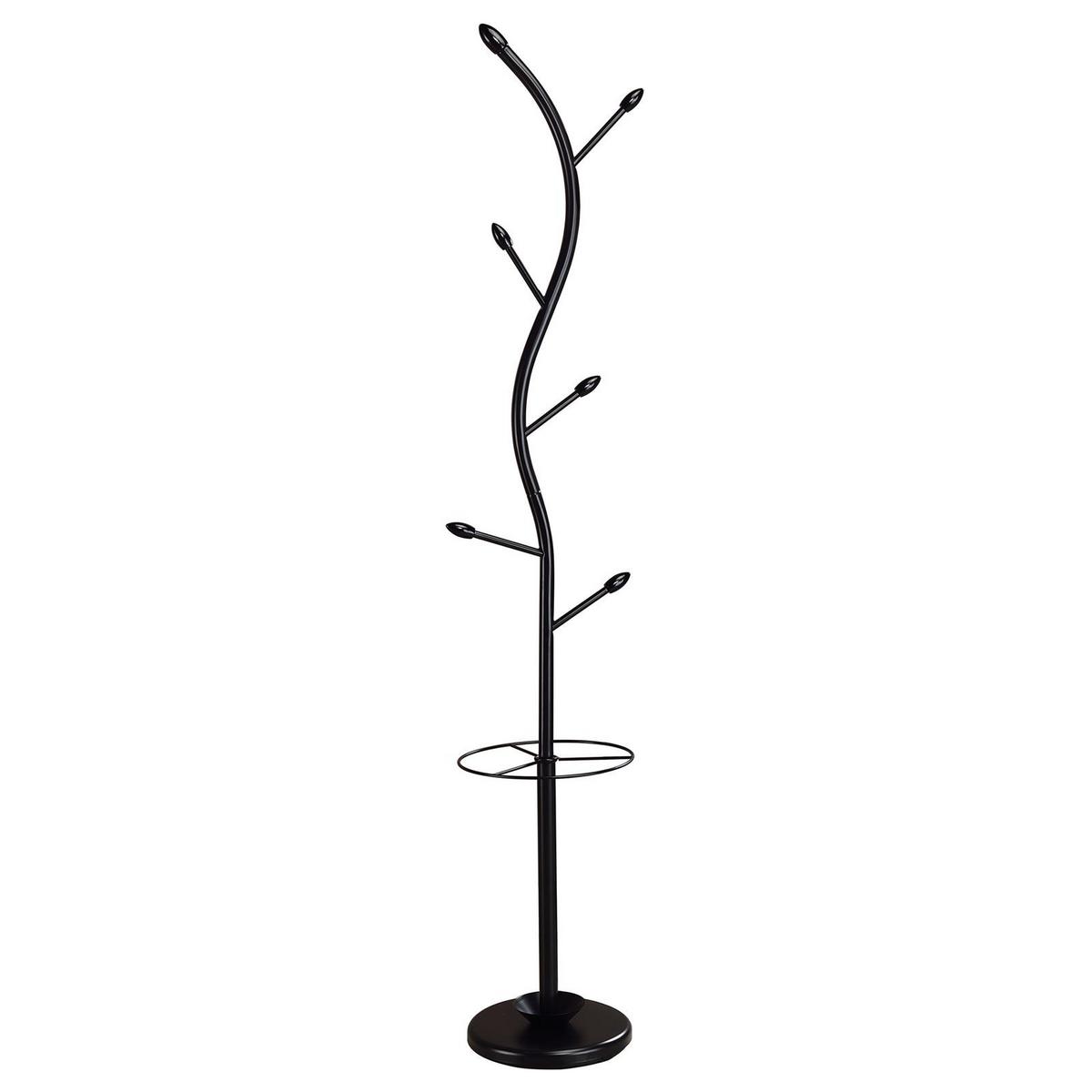 KLEIDERSTÄNDER TRIANA schwarz - Schwarz, Metall (30/185/30cm) - IDIMEX