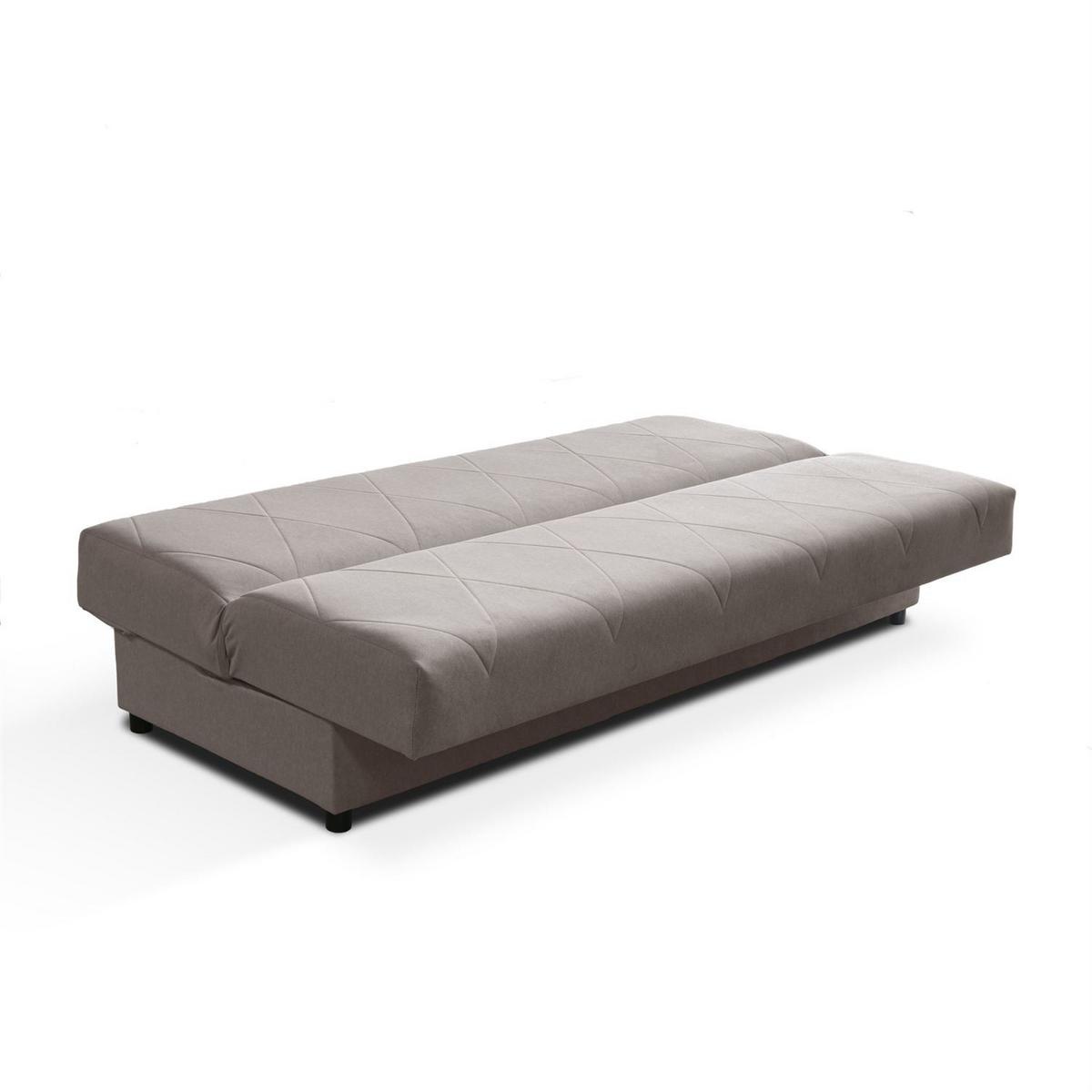 SCHLAFSOFA VERO mit Schlaffunktion Castel 20 - Grau, Textil (191/88/90cm) - Lookway
