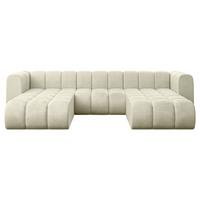 WOHNLANDSCHAFT modulares Sofa Joren-U1 - 319x177x70 cm Beige - Beige, Holzwerkstoff/Textil (319/70/177cm) - ALTDECOR