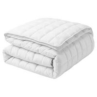 ZWEILAGIGE Bettdecke Polyester 4-Jahreszeiten 200/220 cm Korab - Weiß, Textil (200/220cm) - Beliani
