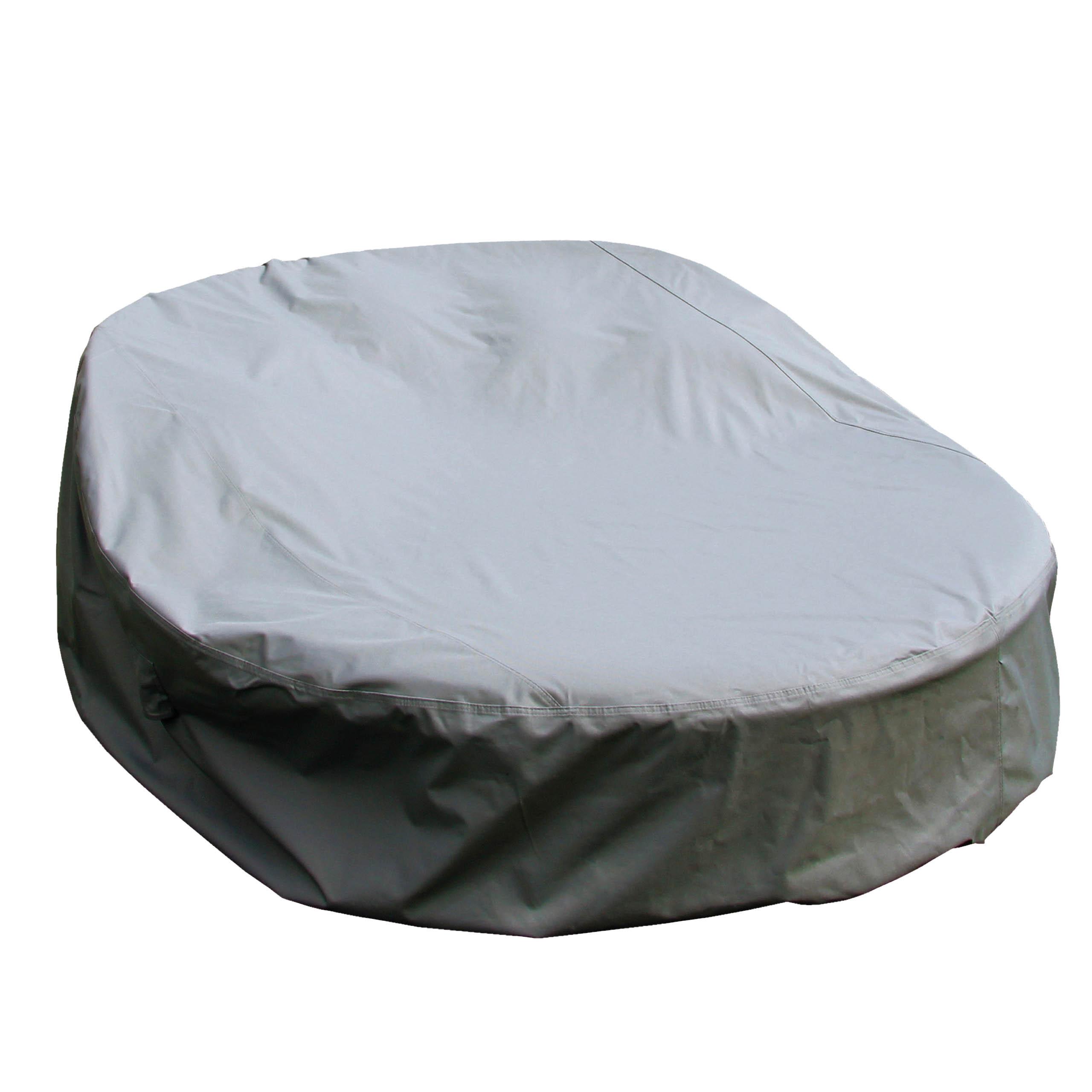 ABDECKUNG Sonneninsel SHP-20167 - Grau, Kunststoff (185/75/1cm) - mehr Garten