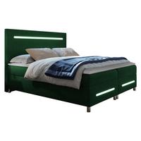 BOXBETT Enter LED - H3 - Smaragdgrün, Holz (180/200cm) - MIRJAN24