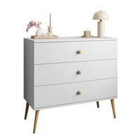 KOMMODE mit Schubladen HARMONY Weiß - Weiß, Holzwerkstoff (100/85/41cm) - Lookway