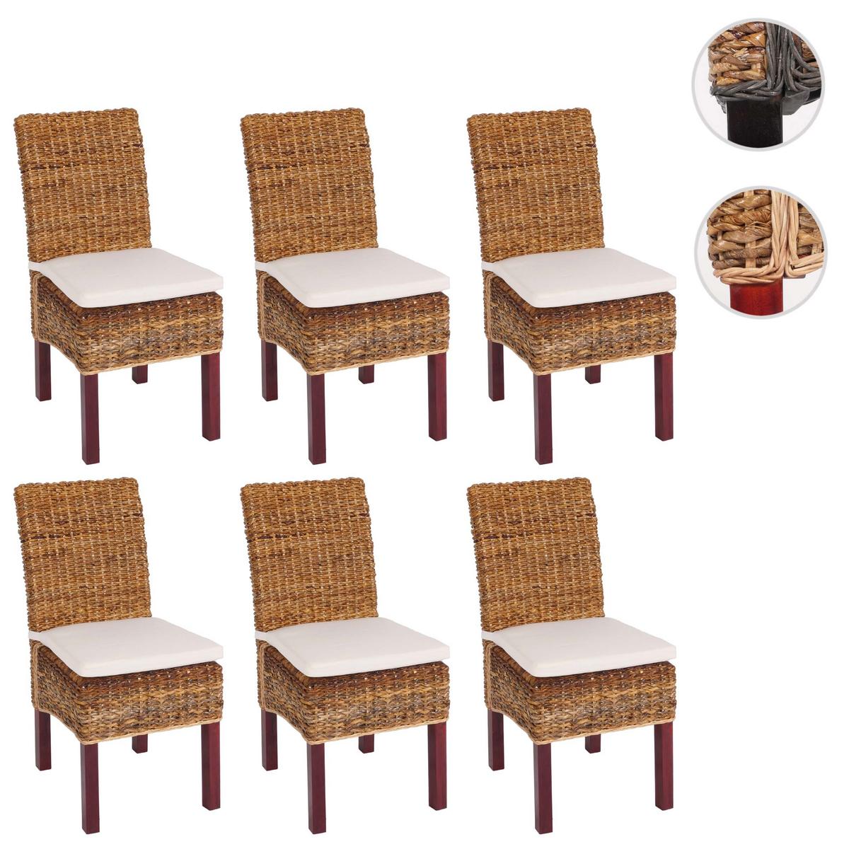 ESSZIMMERSTUHL Braun 6er-Set - Braun, Holz (46/96/41cm) - MCW