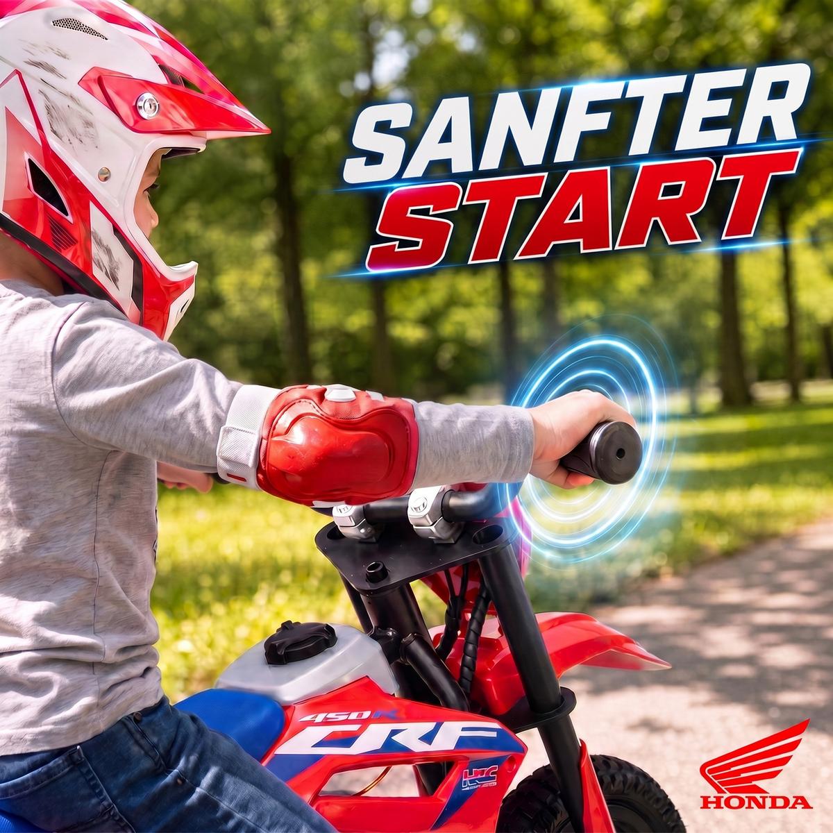 KINDER Motocross Stahl Kunststoff Rot - Rot, Metall (104/55/67cm) - AIYAPLAY