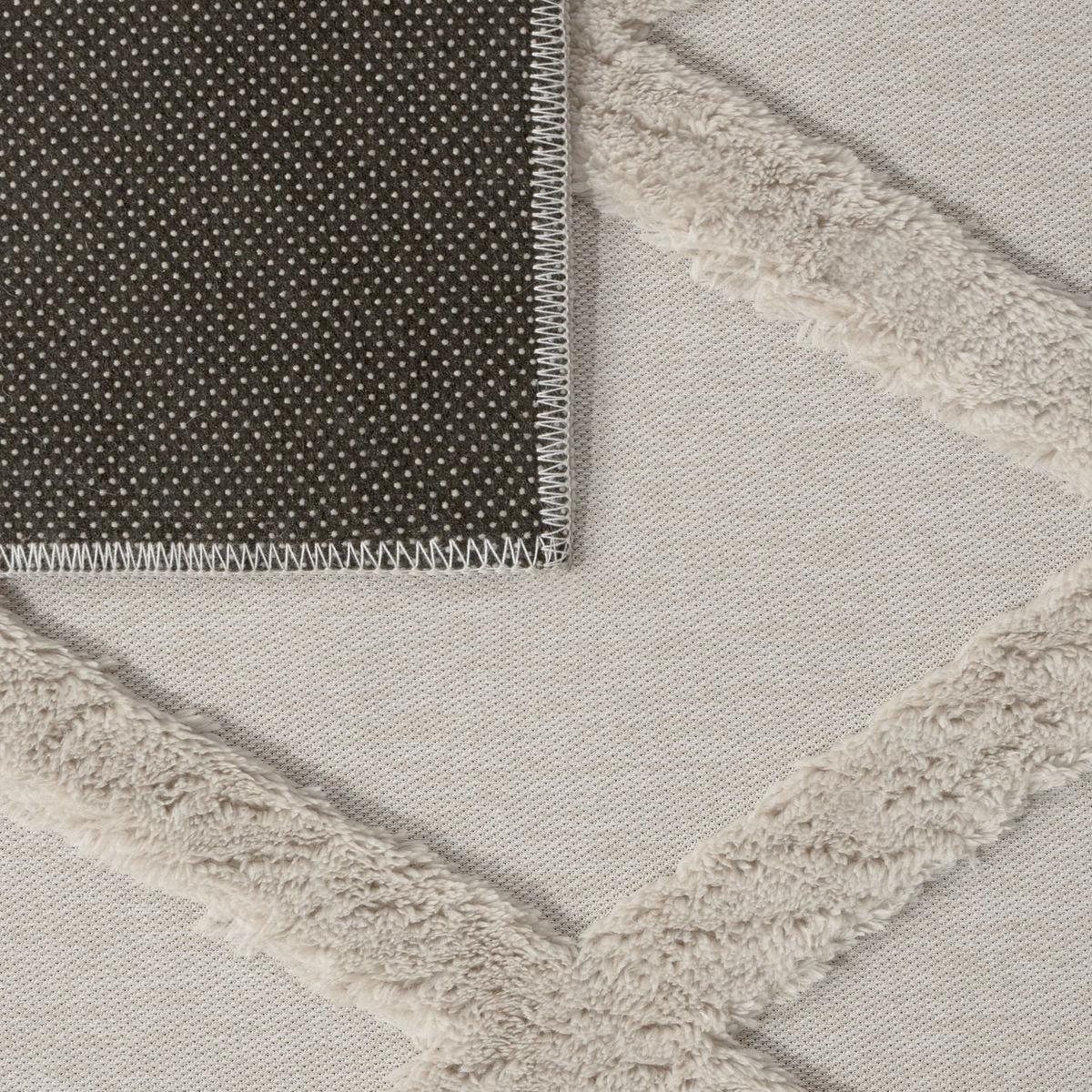 FLACHWEBETEPPICH Skandinavisch Hellbeige Creme 120 x 160 cm - Beige, Kunststoff (120/160cm) - TT Home