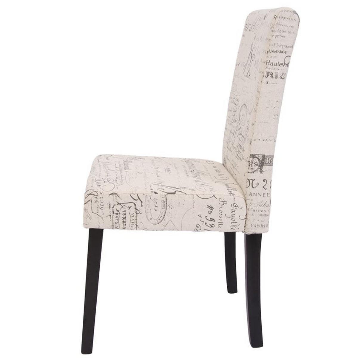 ESSZIMMERSTUHL Beige, Schwarz 6er-Set - Beige/Creme, Textil (43/90/48cm) - MCW