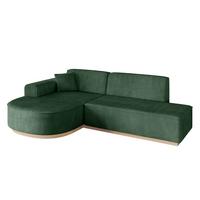 ECKSOFA Ottomane Links ARRIO-L1 - 243x171x83 cm Grün - Grün, Holzwerkstoff/Textil (243/171cm) - ALTDECOR