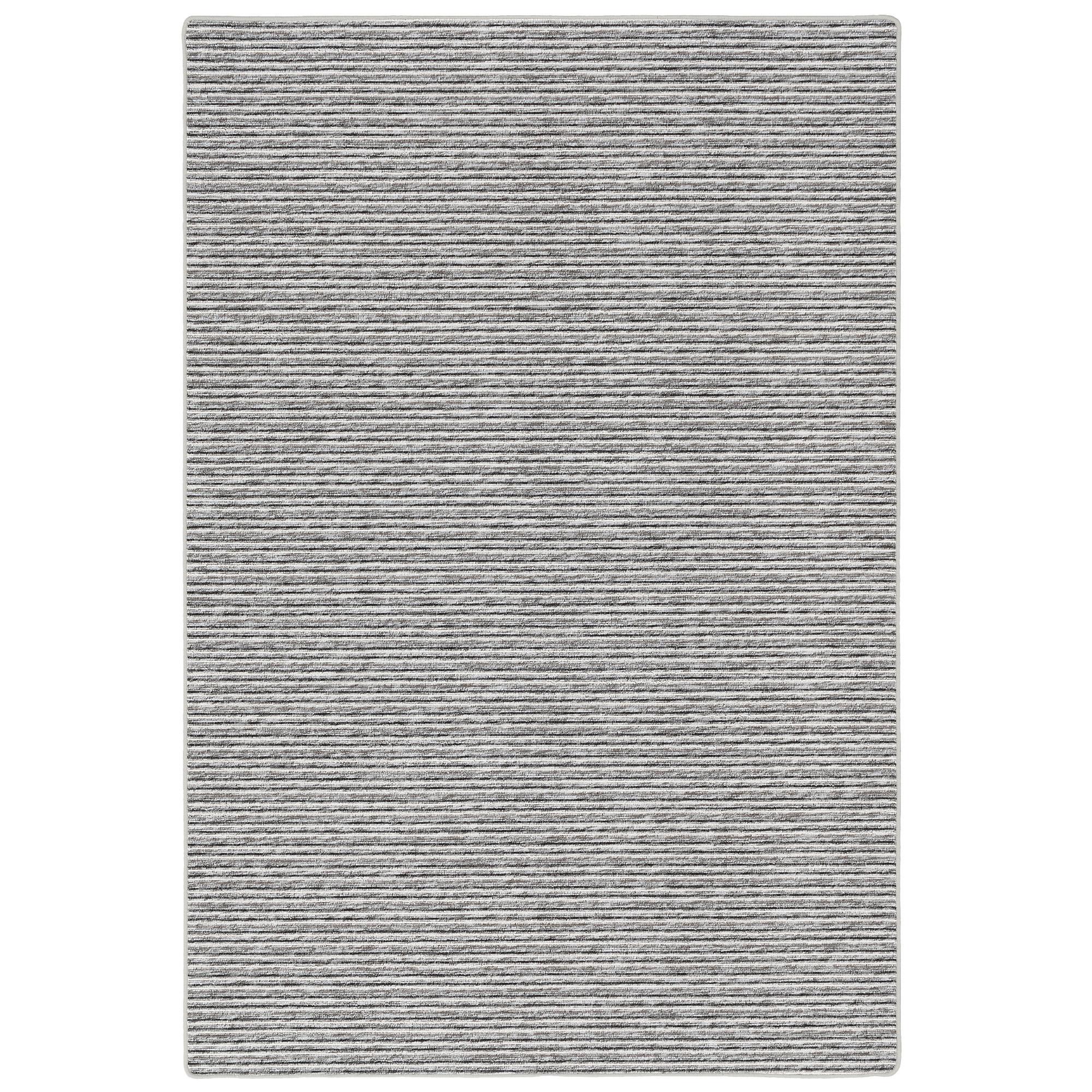 STREIFENBERBER TEPPICH MARTA - Grau, Textil (160/240cm) - Snapstyle