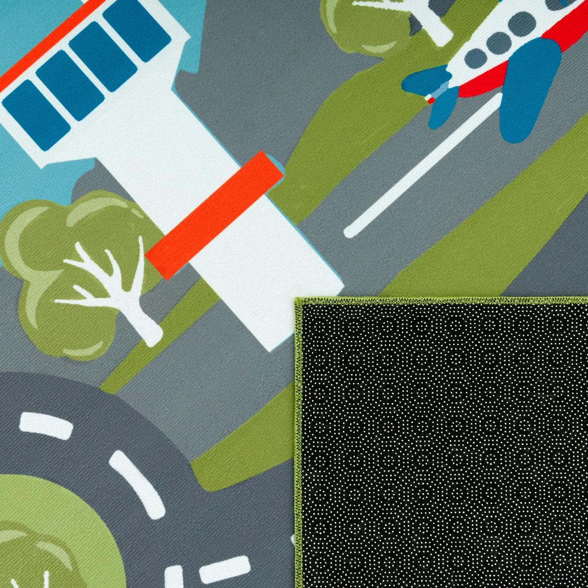 KINDERTEPPICH Waschbar, mit Struktur, Grün, 100 x 200 cm - Grün, Textil (200/100cm) - KADIMA DESIGN