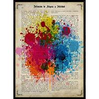 POSTER Geometrische A4 Rahmenlos - Klar, Papier (29.7/5/21cm) - Nacnic