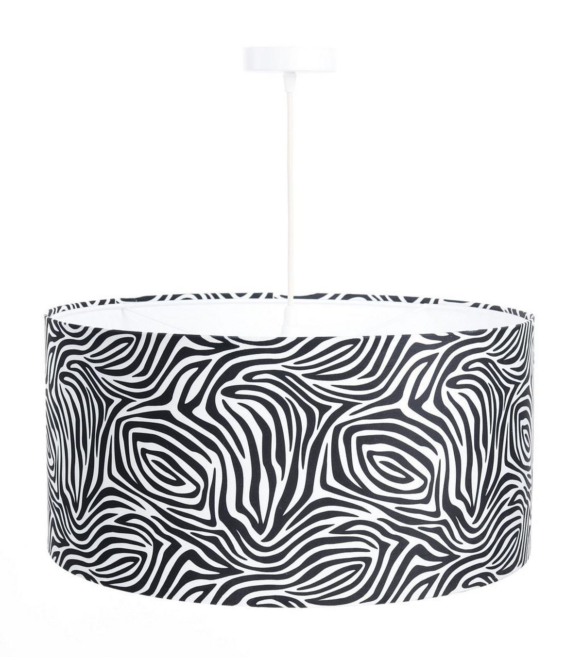 HÄNGELEUCHTE Schwarz 40/20 cm - Schwarz/Weiß, Kunststoff (40/0.4/20cm) - ONZENO