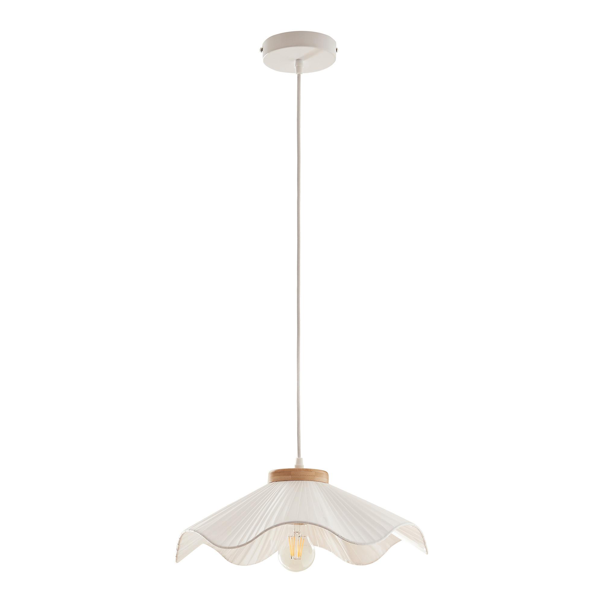 HÄNGELEUCHTE Broadway - Weiß, Textil/Metall (41/41/144cm) - lux.pro