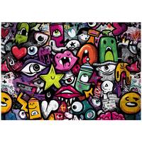 FOTOTAPETE Jungen Graffiti Bunt 400x280 cm - Multicolor, Papier (400/280cm) - Wallarena