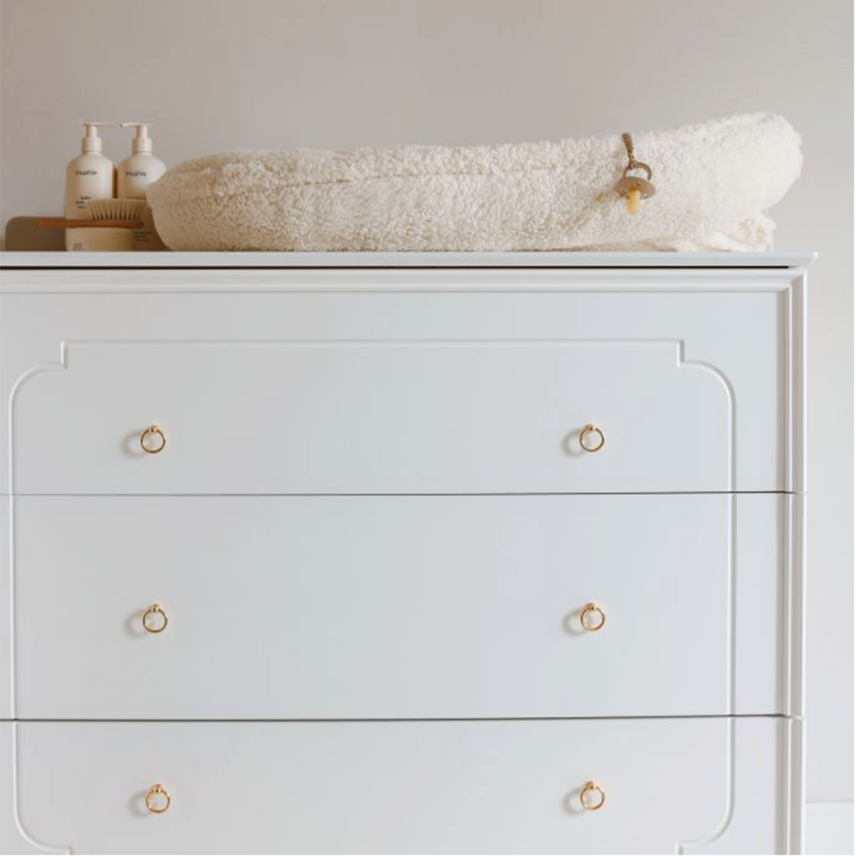 WICKELKOMMODE Royal Weiß - Weiß, Holzwerkstoff (103/90/50cm) - Petits-meubles