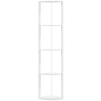 STEHLAMPE MDF Weiß - Weiß, Holzwerkstoff (42/29.5/163cm) - HOMCOM
