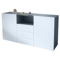 SIDEBOARD Skadu - Weiß, Holzwerkstoff (138.5/71.5/35cm) - Vladon