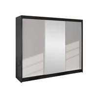 SCHWEBETÜRENSCHRANK Derby I - Multicolor, Holzwerkstoff/Metall (200/215/58cm) - MIRJAN24