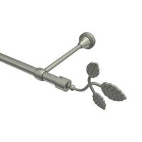 GARDINENSTANGE Primus Alessia 200 cm, 1-läufig (ohne Ringe), 16 mm Ø Chrom matt - Chromfarben/Nickelfarben, Metall (200cm) - INTERDECO