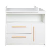 WICKELKOMMODE Lilo - Weiß, Holz/Holzwerkstoff (107/98/75cm) - Roba