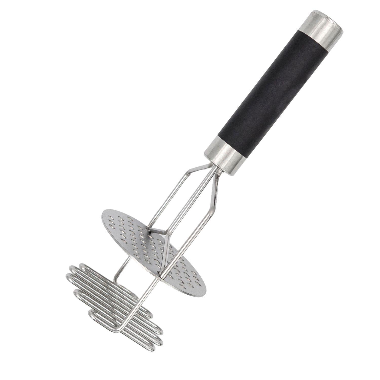 KARTOFFELSTAMPFER - Silberfarben, Metall (8.5/11.5cm) - Intirilife