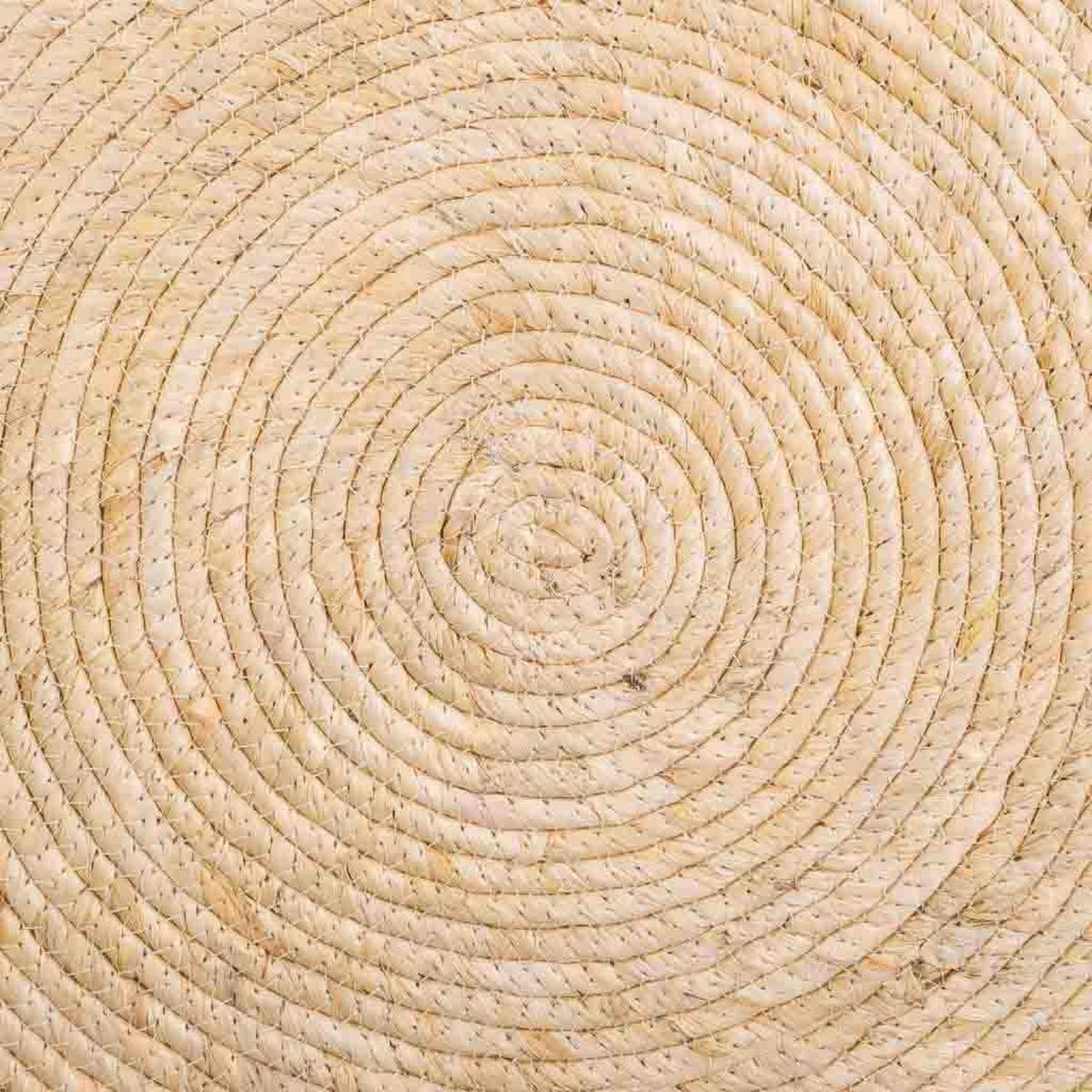 NATURFASERTEPPICH braun handgewebt D120x1 cm - Beige, Naturmaterialien (120/120cm) - Wanderlust