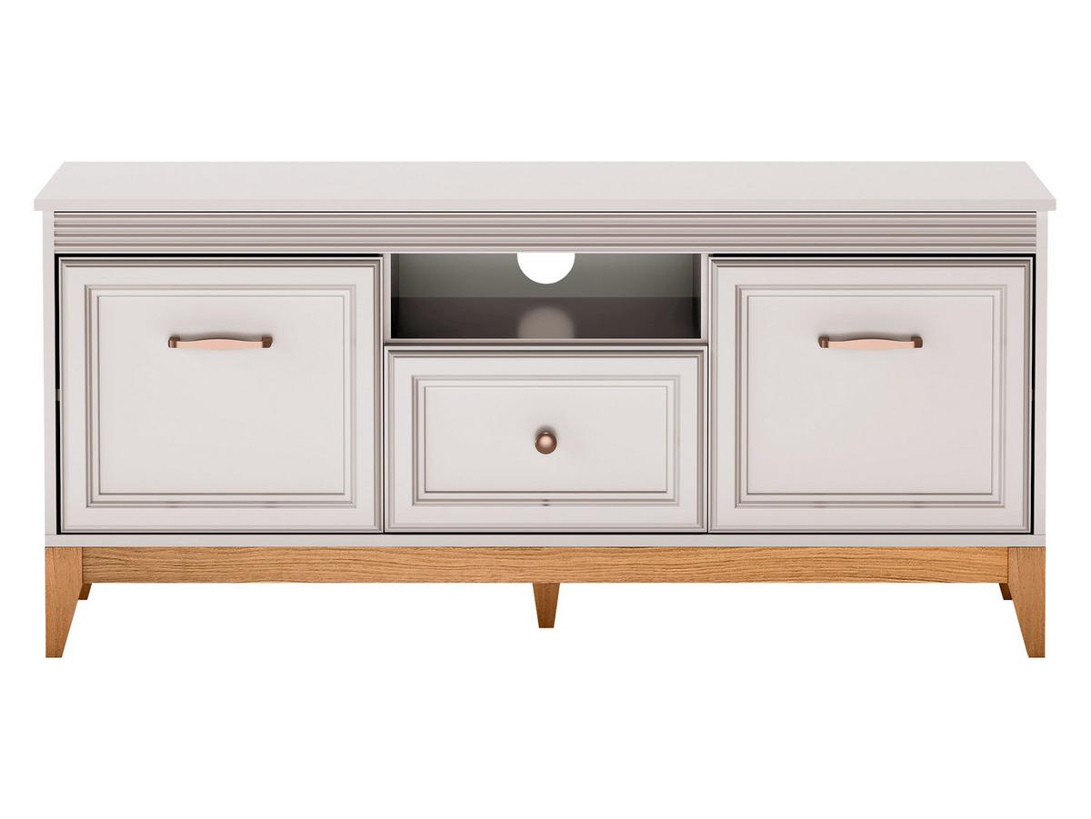 TV-LOWBOARD Windsor W-08 - Kaschmir/Eichefarben, Holz/Holzwerkstoff (136/62/41cm) - MIRJAN24