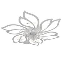 DECKENVENTILATOR Mit Beleuchtung Vornis 60/69.5/14.5 cm - Weiß, Metall (66/66/14.5cm) - ZMH