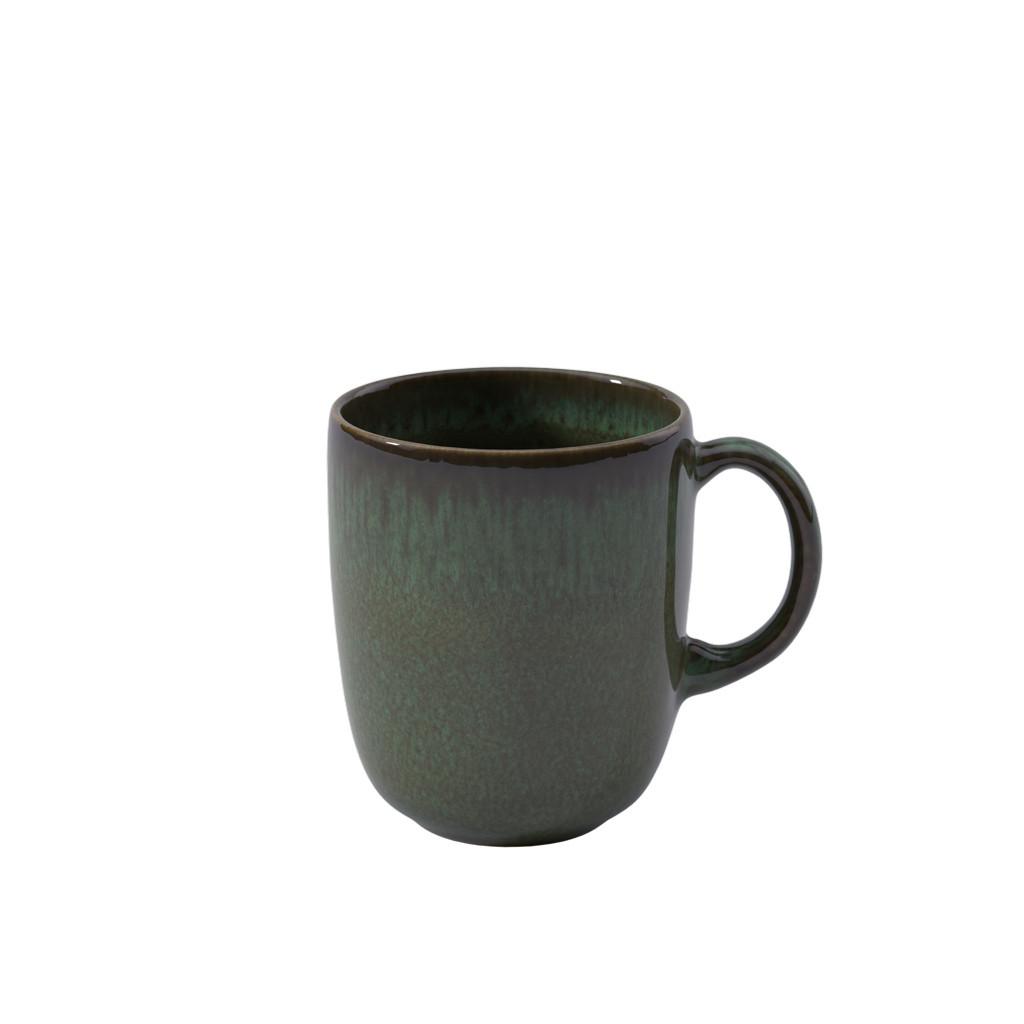 BECHER MIT HENKEL Lave Vert 400 ml - Grün, Keramik (0.4L) - like.Villeroy & Boch