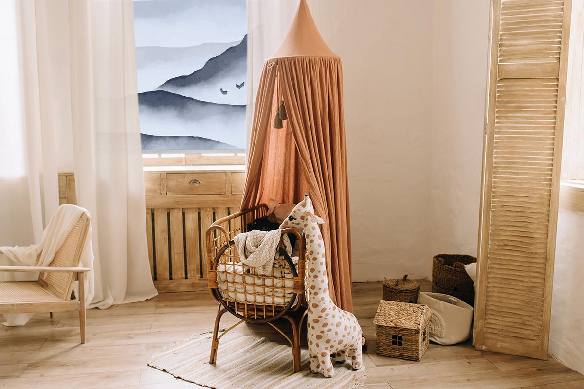 INNENROLLO - Fensterrollo - Rollo - 60x40 cm - Berge im Nebel - Grau, Kunststoff (60/140/0.5cm) - TULUP