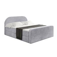 BOXBETT mit Matratze H4 und Lattenrost - NOX-Z - 120x200 - Grau Monolith - Grau, Holzwerkstoff (120/200cm) - ALTDECOR