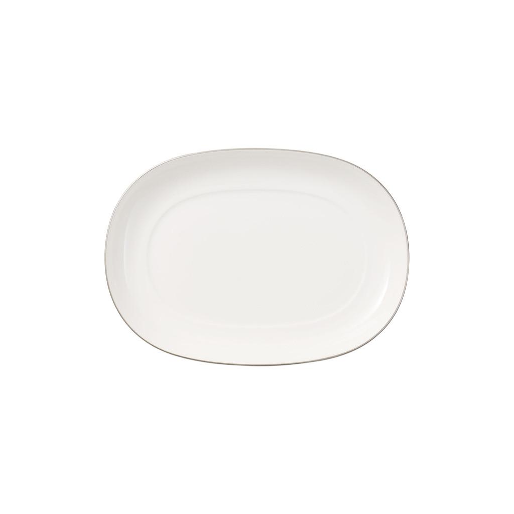 BEILAGENSCHALE/SAUCIERE-UNTERTEIL Anmut Platinum No. 1 weiß 20 x 15 cm - Weiß, Keramik (1cm) - Villeroy & Boch