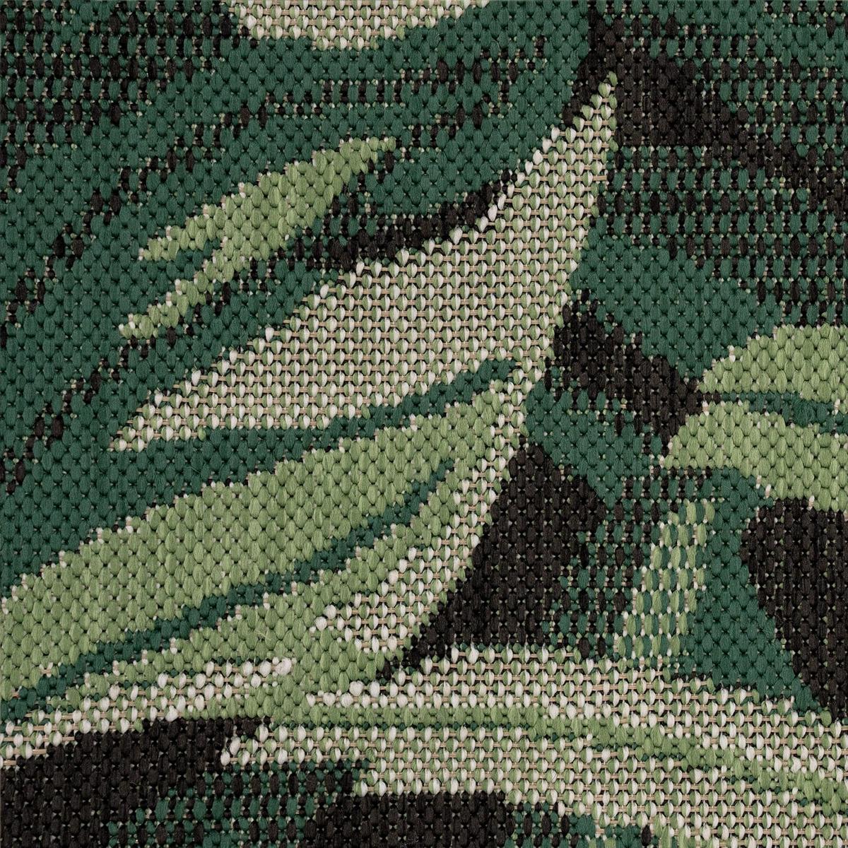 OUTDOORTEPPICH, mit Palmen-Motiv, Schwarz, 200 x 290 cm - Schwarz, Textil (290/200cm) - KADIMA DESIGN